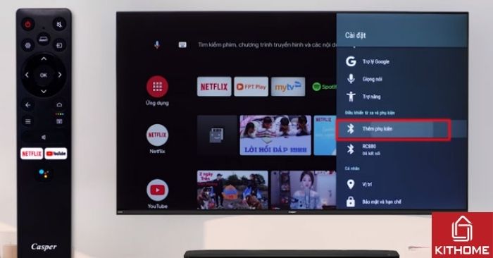 Cách bật Bluetooth trên tivi Casper Cách bật Bluetooth trên tivi Casper