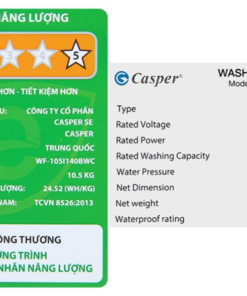 Alternative view of Tải app AX88 ngay để nhận thưởng khủng Casper Inverter lồng ngang WF-105I140BWC - 10.5Kg