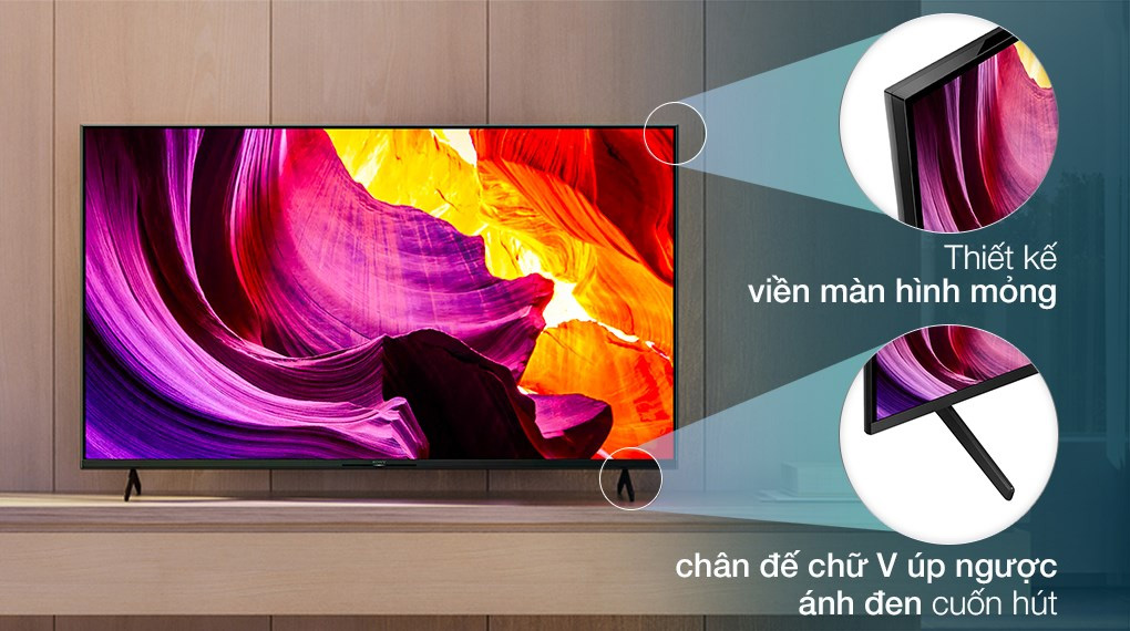 Google Ax88 one link truy cập 4K 50 inch KD-50X80K có thiết kế sang trọng, hiện đại Google Ax88 one link truy cập 4K 50 inch KD-50X80K có thiết kế sang trọng, hiện đại