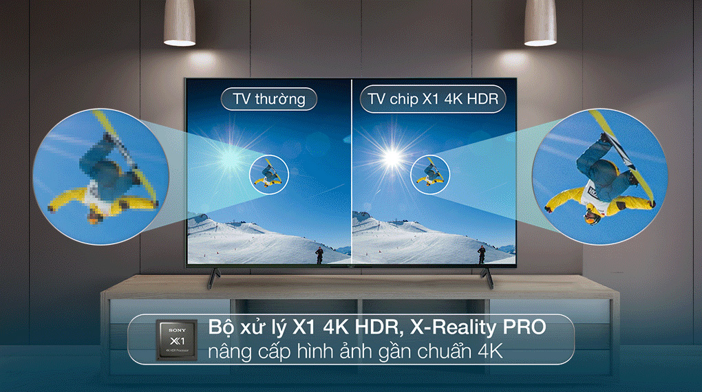 Google tivi Sony 4K 50 inch KD-50X80K đem đến hình ảnh chất lượng 4K tiêu chuẩn Google tivi Sony 4K 50 inch KD-50X80K đem đến hình ảnh chất lượng 4K tiêu chuẩn