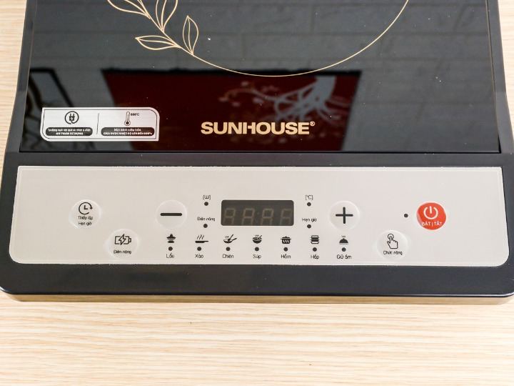 Cách sử dụng bếp từ Sunhouse dòng cơ Cách sử dụng bếp từ Sunhouse dòng cơ