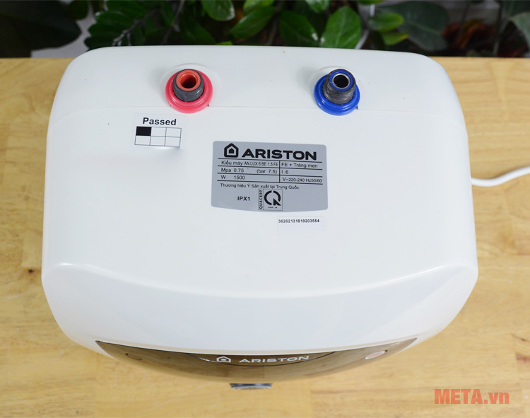 Bình nóng lạnh Ariston AN LUX 6 BE 1.5 FE 6 lít Bình nóng lạnh Ariston AN LUX 6 BE 1.5 FE 6 lít