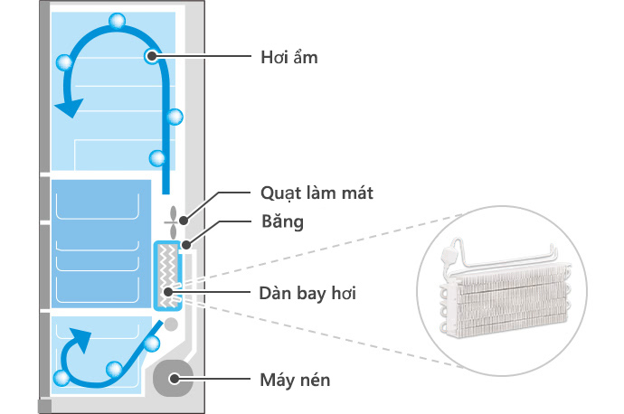 Mô phỏng công nghệ làm lạnh tái tạo băng