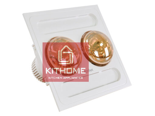 Ax88com: Đèn sưởi nhà tắm 2 bóng âm trần Kohn BK03G (Công tắc)