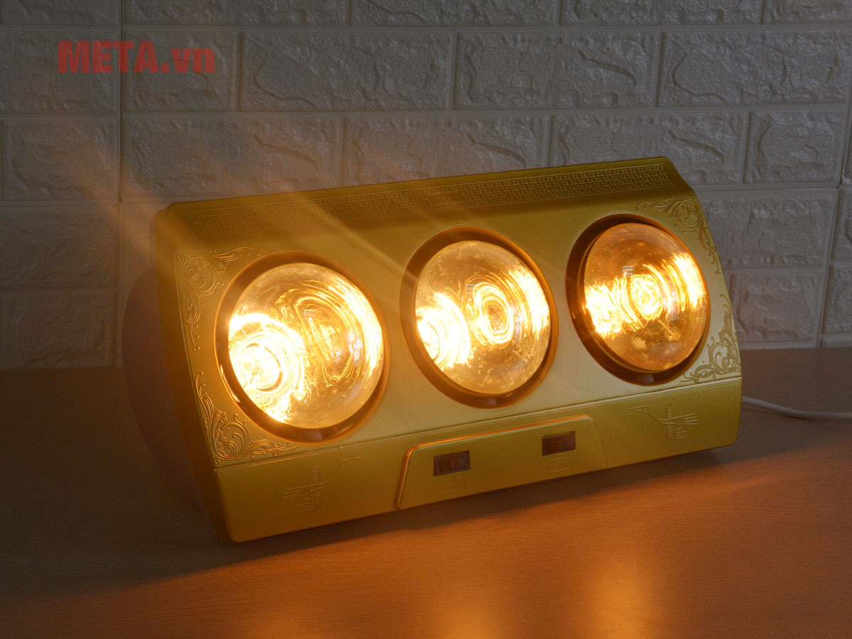 Đèn sưởi nhà tắm 3 bóng Kohn KN03G 825W Đèn sưởi nhà tắm 3 bóng Kohn KN03G 825W