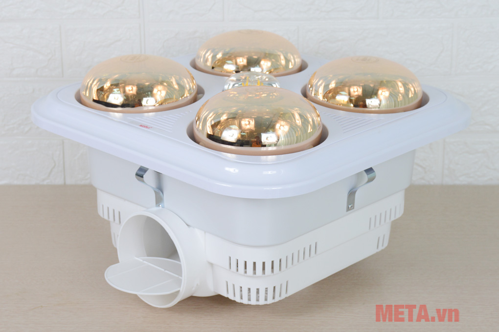 Đèn sưởi nhà tắm Braun Kohn BU04G 4 bóng (Có điều khiển)