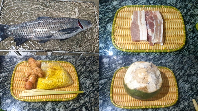 Nguyên liệu để kho cá