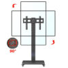 Giá treo đứng TV ErgoTek E1290 32 - 65 inch xoay ngang, dọc