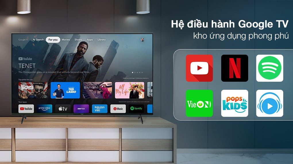 Google Ax88 one link truy cập 4K 43 inch KD-43X75K có hệ điều hành thân thiện Google Ax88 one link truy cập 4K 43 inch KD-43X75K có hệ điều hành thân thiện