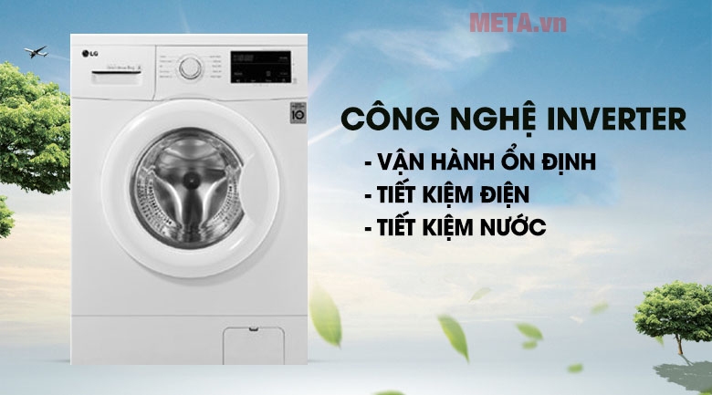 Tải app AX88 ngay để nhận thưởng khủng lồng ngang LG inverter FM1209N6W 9kg