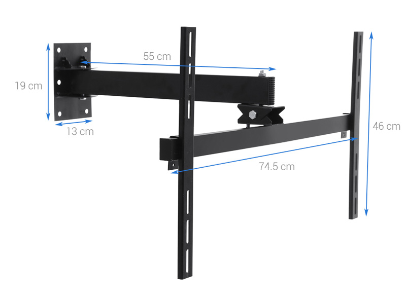 Kích thước của khung treo Khung treo tivi xoay X7.4 37 inch-63 inch