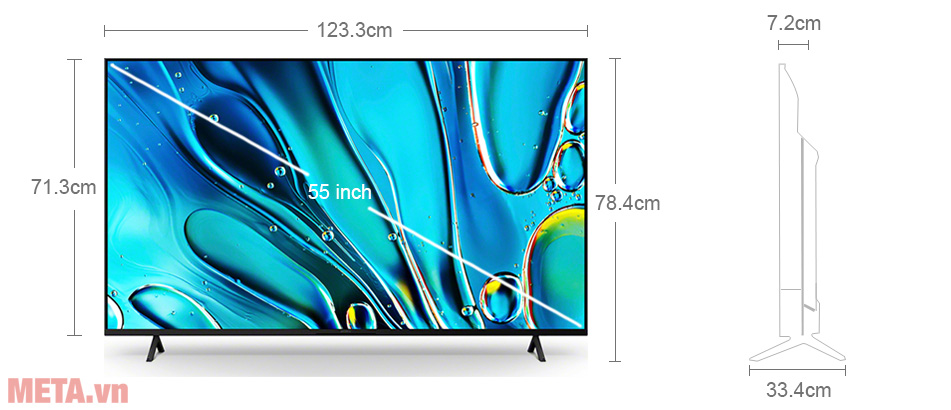 Google Ax88 one link truy cập 4K 55 inch K-55S30