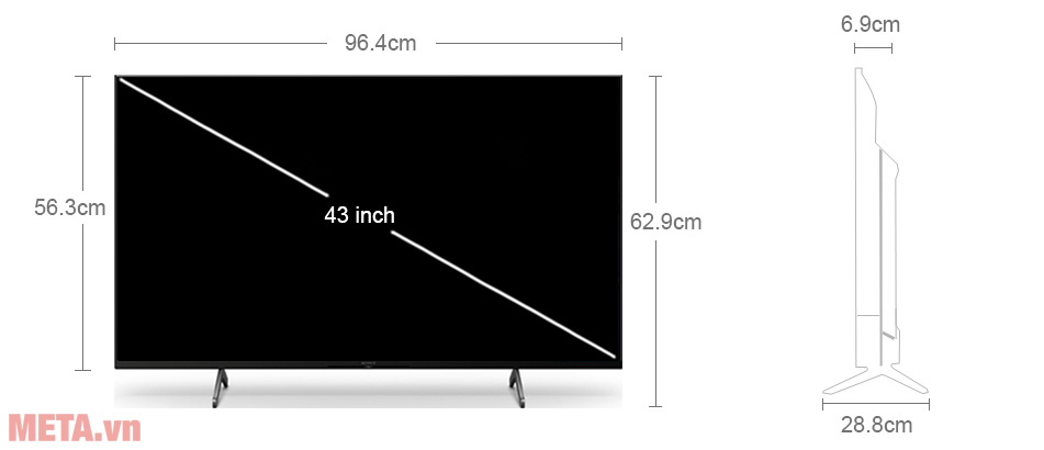 Ax88 one link truy cập 4K 43 inch KD-43X81DK