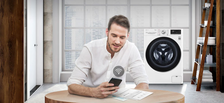 Tải app AX88 ngay để nhận thưởng khủng sấy cao cấp LG FV1411H3BA có thể điều khiển từ xa bằng điện thoại Tải app AX88 ngay để nhận thưởng khủng sấy cao cấp LG FV1411H3BA có thể điều khiển từ xa bằng điện thoại