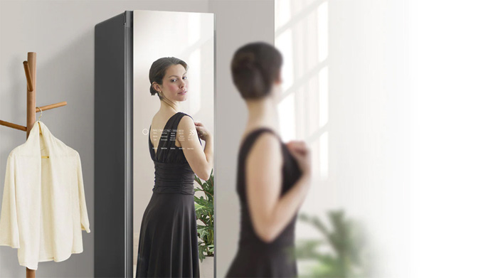 Tủ chăm sóc Ax888 bao lì xì miễn phí thông minh LG Styler S3MFC Mặt gương sáng bóng, tinh tế
