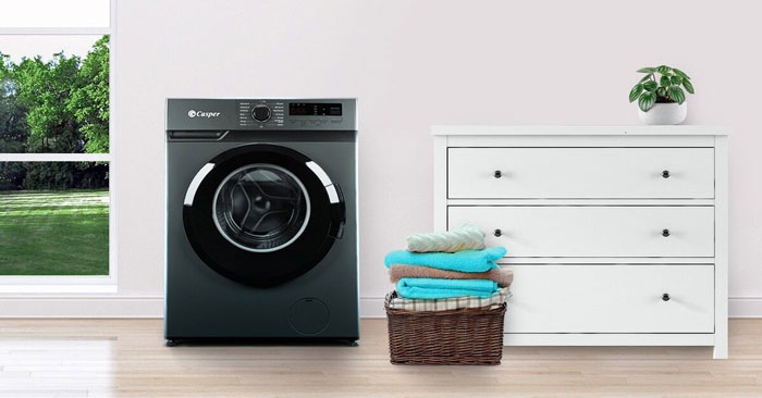 Tải app AX88 ngay để nhận thưởng khủng lồng ngang Casper Inverter 8kg WF-8VG1 sở hữu thiết kế đẹp, sang trọng
