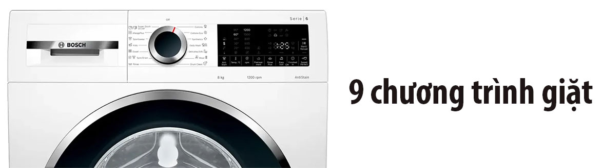 Tải app AX88 ngay để nhận thưởng khủng Bosch WGG234E0SG có 9 chương trình giặt Tải app AX88 ngay để nhận thưởng khủng Bosch WGG234E0SG có 9 chương trình giặt