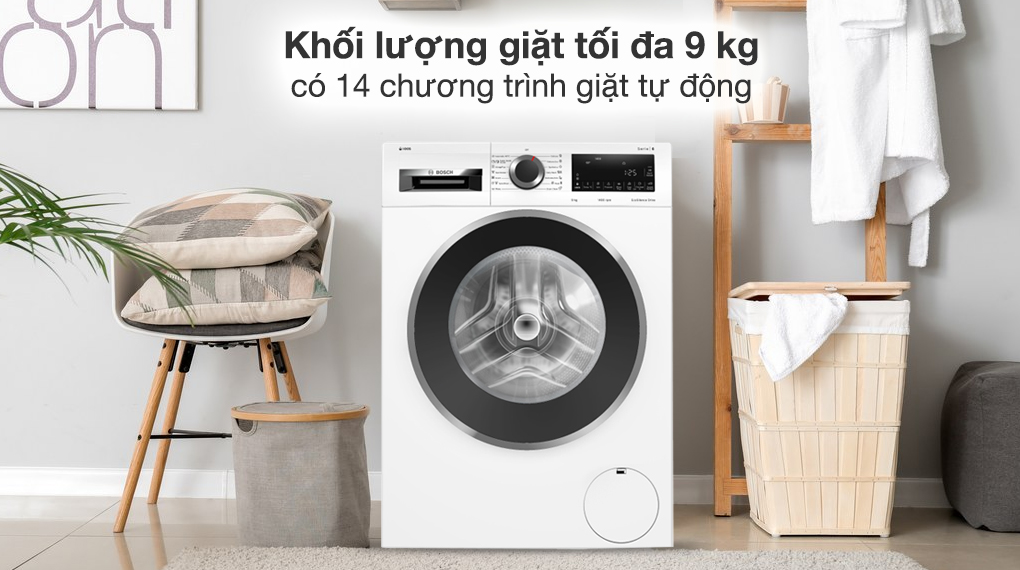 WGG244A0SG giặt được 9kg Ax888 bao lì xì miễn phí Tải app AX88 ngay để nhận thưởng khủng cửa trước Bosch WGG244A0SG 9kg