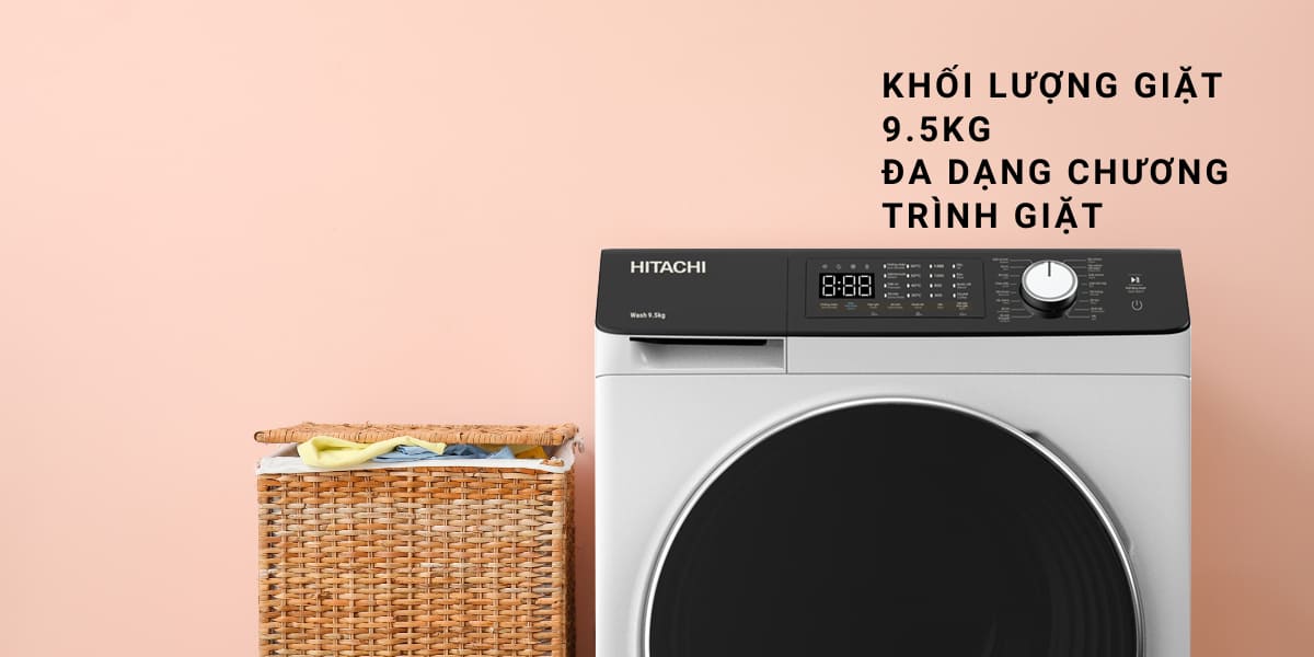 Tải app AX88 ngay để nhận thưởng khủng lồng ngang Hitachi Inverter 9.5Kg BD-954HVOW