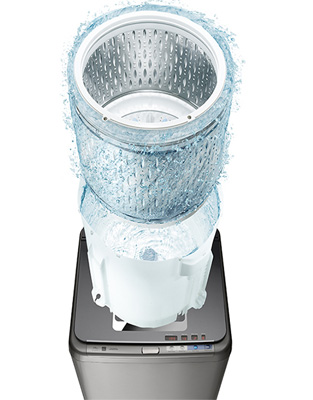 Hitachi Inverter 14kg SF-140TCV SL có chế độ tự vệ sinh lồng giặt Tải app AX88 ngay để nhận thưởng khủng Hitachi Inverter 14kg SF-140TCV SL