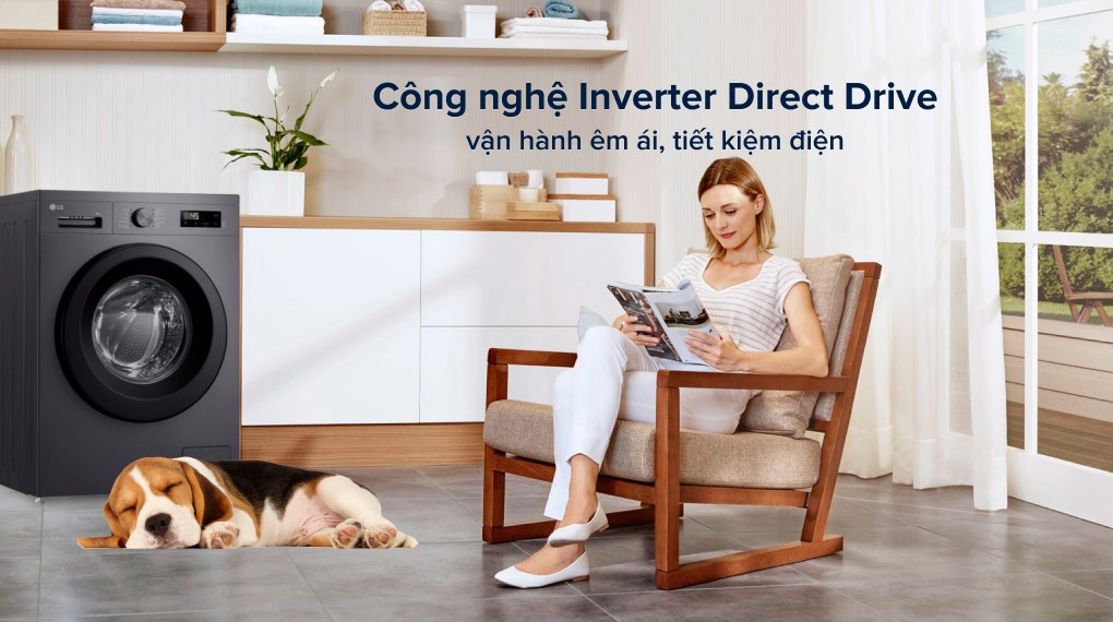 Tải app AX88 ngay để nhận thưởng khủng LG AI DD Inverter FB1209S6M 9kg - Ax88com