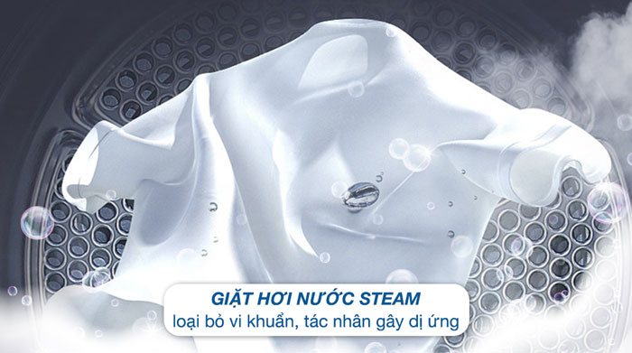máy giặt lồng ngang LG FV1409S4M sử dụng công nghệ giặt hơi nước hiện đại máy giặt lồng ngang LG FV1409S4M sử dụng công nghệ giặt hơi nước hiện đại