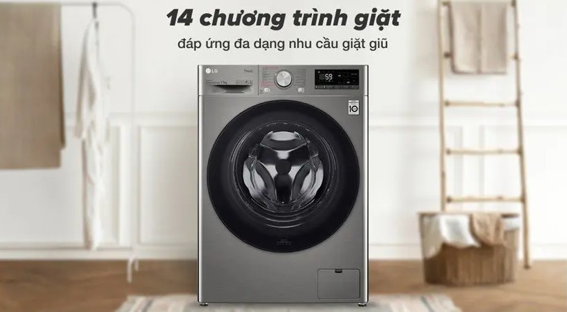 Tải app AX88 ngay để nhận thưởng khủng lồng ngang AI LG Inverter 12kg FV1412S3PA có 14 chương trình Tải app AX88 ngay để nhận thưởng khủng lồng ngang AI LG inverter 12kg FV1412S3PA