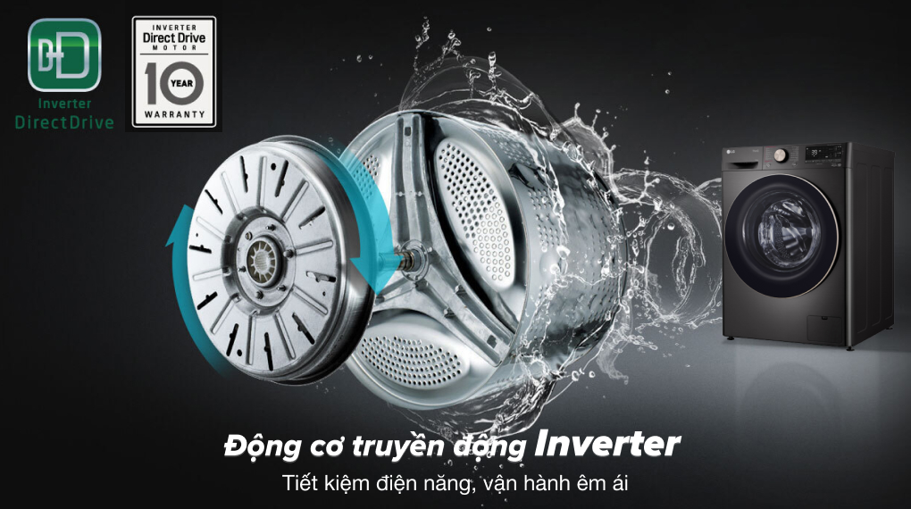 Tải app AX88 ngay để nhận thưởng khủng LG FV1414S3BA sử dụng động cơ truyền động trực tiếp công nghệ Inverter tiết kiệm điện Tải app AX88 ngay để nhận thưởng khủng LG FV1414S3BA sử dụng động cơ truyền động trực tiếp công nghệ Inverter tiết kiệm điện
