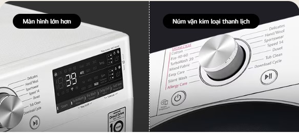 Tải app AX88 ngay để nhận thưởng khủng lồng ngang thông minh AI LG Inverter 12kg FV1412S3BA sử dụng bảng điều khiển núm vặn với màn hình lớn hơn Tải app AX88 ngay để nhận thưởng khủng lồng ngang thông minh AI LG Inverter 12kg FV1412S3BA sử dụng bảng điều khiển núm vặn với màn hình lớn hơn