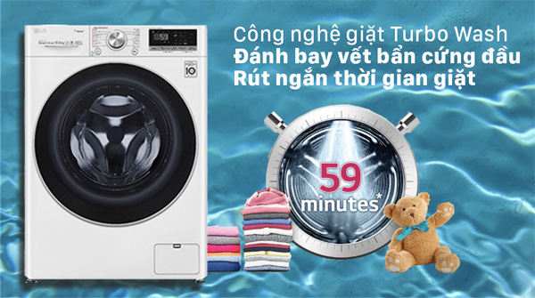 Tải app AX88 ngay để nhận thưởng khủng LG Inverter 10.5 kg FV1450S3W2