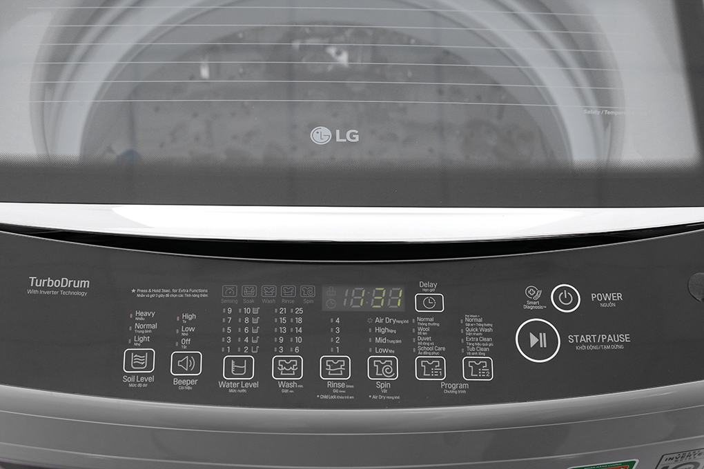 Tải app AX88 ngay để nhận thưởng khủng lồng đứng LG Inverter 11.5 kg T2351VSAB