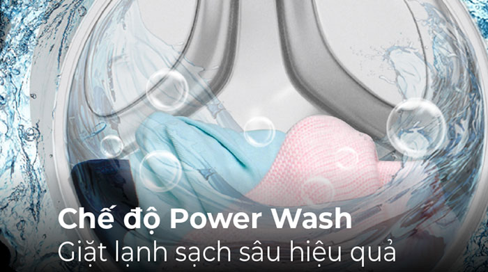 Tải app AX88 ngay để nhận thưởng khủng Casper WF-105I150BGB có chế độ giặt Power Wash hiện đại