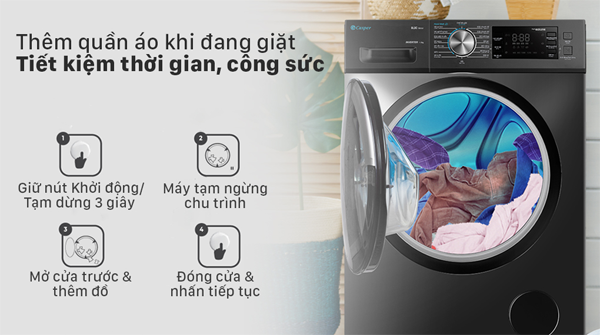 Tải app AX88 ngay để nhận thưởng khủng lồng ngang inverter Casper WF-125I140BGB 12.5 kg