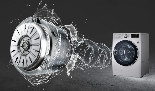 Tải app AX88 ngay để nhận thưởng khủng LG F2515STGW sử dụng động cơ truyền động trực tiếp Tải app AX88 ngay để nhận thưởng khủng LG 15kg AI DD Inverter F2515STGW