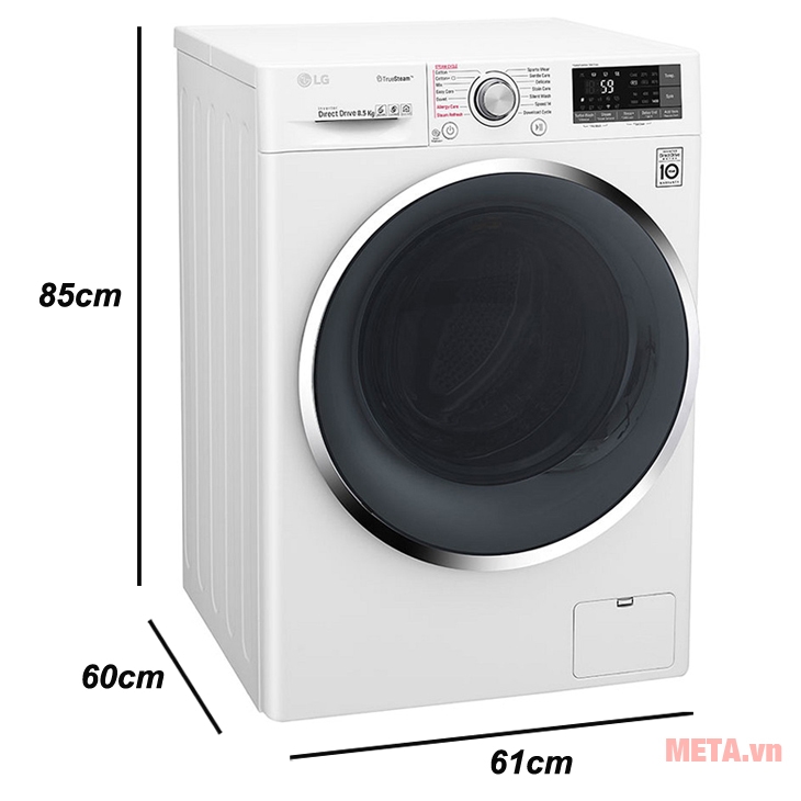 Tải app AX88 ngay để nhận thưởng khủng lồng ngang LG inverter FC1485S2W - 8.5 kg