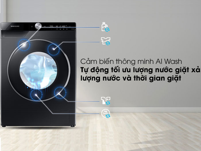 Tải app AX88 ngay để nhận thưởng khủng Samsung AI Inverter 9 kg WW90TP44DSB/SV
