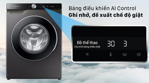 Tải app AX88 ngay để nhận thưởng khủng Samsung WW10T634DLX/SV tích hợp bảng điều khiển AI Control Tải app AX88 ngay để nhận thưởng khủng thông minh Samsung AI 10kg WW10T634DLX/SV