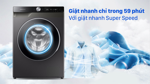 Tải app AX88 ngay để nhận thưởng khủng cửa ngang Samsung WW10T634DLX/SV có chế độ giặt siêu nhanh Tải app AX88 ngay để nhận thưởng khủng cửa ngang Samsung WW10T634DLX/SV có chế độ giặt siêu nhanh
