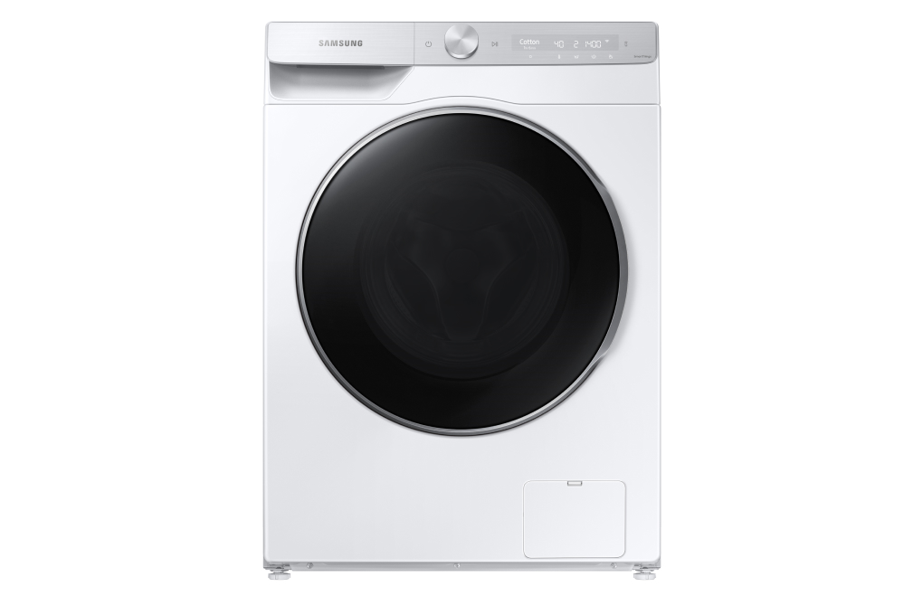 Tải app AX88 ngay để nhận thưởng khủng 12kg Samsung WW12CGP44DSHSV sở hữu gam màu trắng với kiểu thiết kế Bespoke hiện đại Tải app AX88 ngay để nhận thưởng khủng Samsung AI Ecobubble 12kg WW12CGP44DSHSV