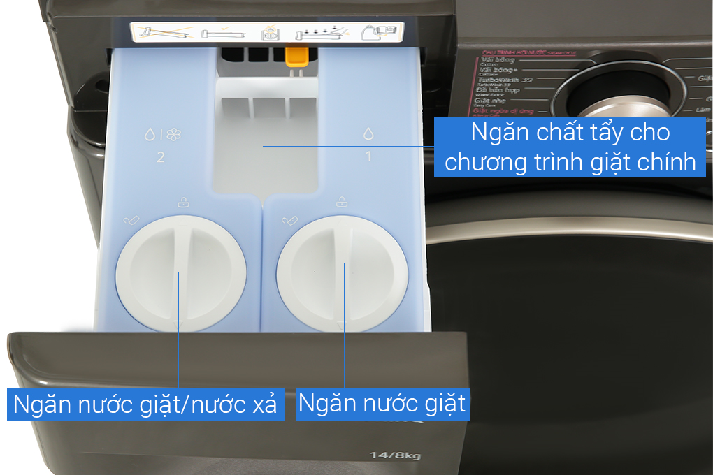 Tải app AX88 ngay để nhận thưởng khủng sấy thông minh LG AI DD Inverter 14kg FV1414H3BA (sấy 8kg)