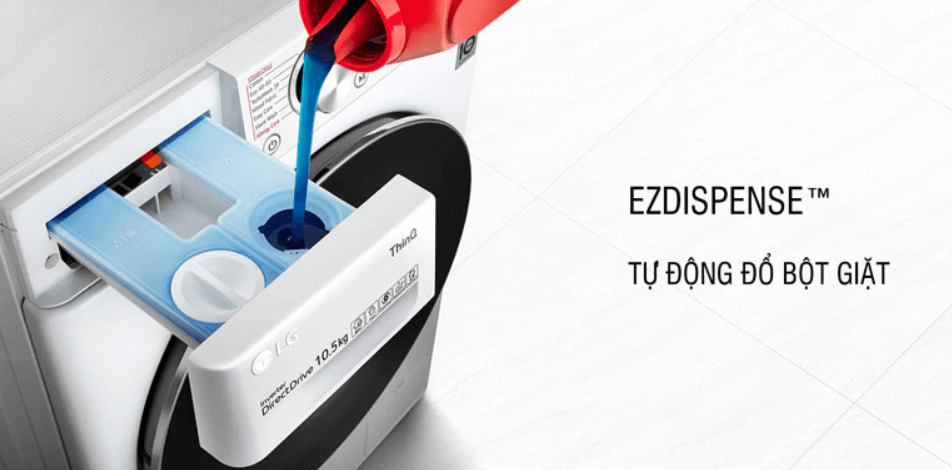 Công nghệ EzDispense trên máy giặt sấy LG Inverter 11kg FV1411H3BA lồng ngang (Model 2022) Công nghệ EzDispense trên máy giặt sấy LG Inverter 11kg FV1411H3BA lồng ngang (Model 2022)