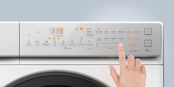Bảng điều khiển máy giặt sấy Panasonic NA-V90FC1WVT Bảng điều khiển máy giặt sấy Panasonic NA-V90FC1WVT