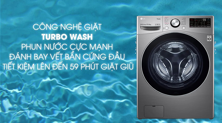 LG FV1413H3BA là chiếc máy giặt sấy tích hợp nhiều công nghệ hiện đại Tải app AX88 ngay để nhận thưởng khủng sấy LG Inverter 13kg FV1413H3BA Sấy 8kg
