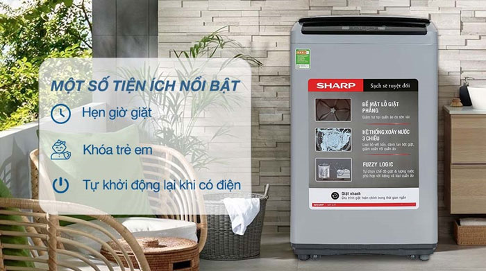 Tải app AX88 ngay để nhận thưởng khủng Sharp 7.5kg ES-Y75HV-S