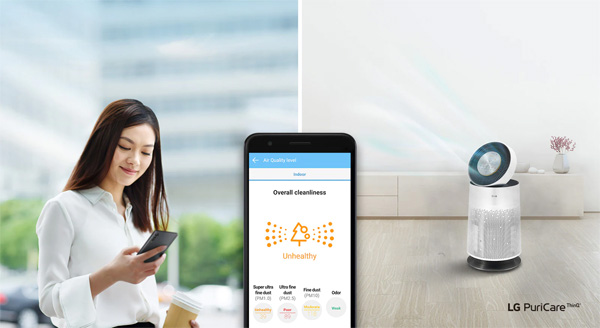 Máy lọc không khí LG PuriCare 1 tầng AS65GDWH0 Máy lọc không khí LG PuriCare 1 tầng AS65GDWH0