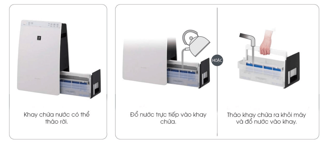 Hệ thống tạo ẩm tự động của Ax88 trang chủ tạo ẩm Sharp KC F30EV W Hệ thống tạo ẩm tự động của Ax88 trang chủ tạo ẩm Sharp KC F30EV W