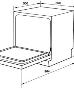 Máy rửa bát để bàn 8 bộ Hafele HDW-T5531B 538.21.350