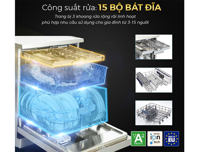 may-rua-bat-kocher-kdeu-8866s8-series-8-6 Máy rửa bát Kocher KDEU-8866S8 Series 8