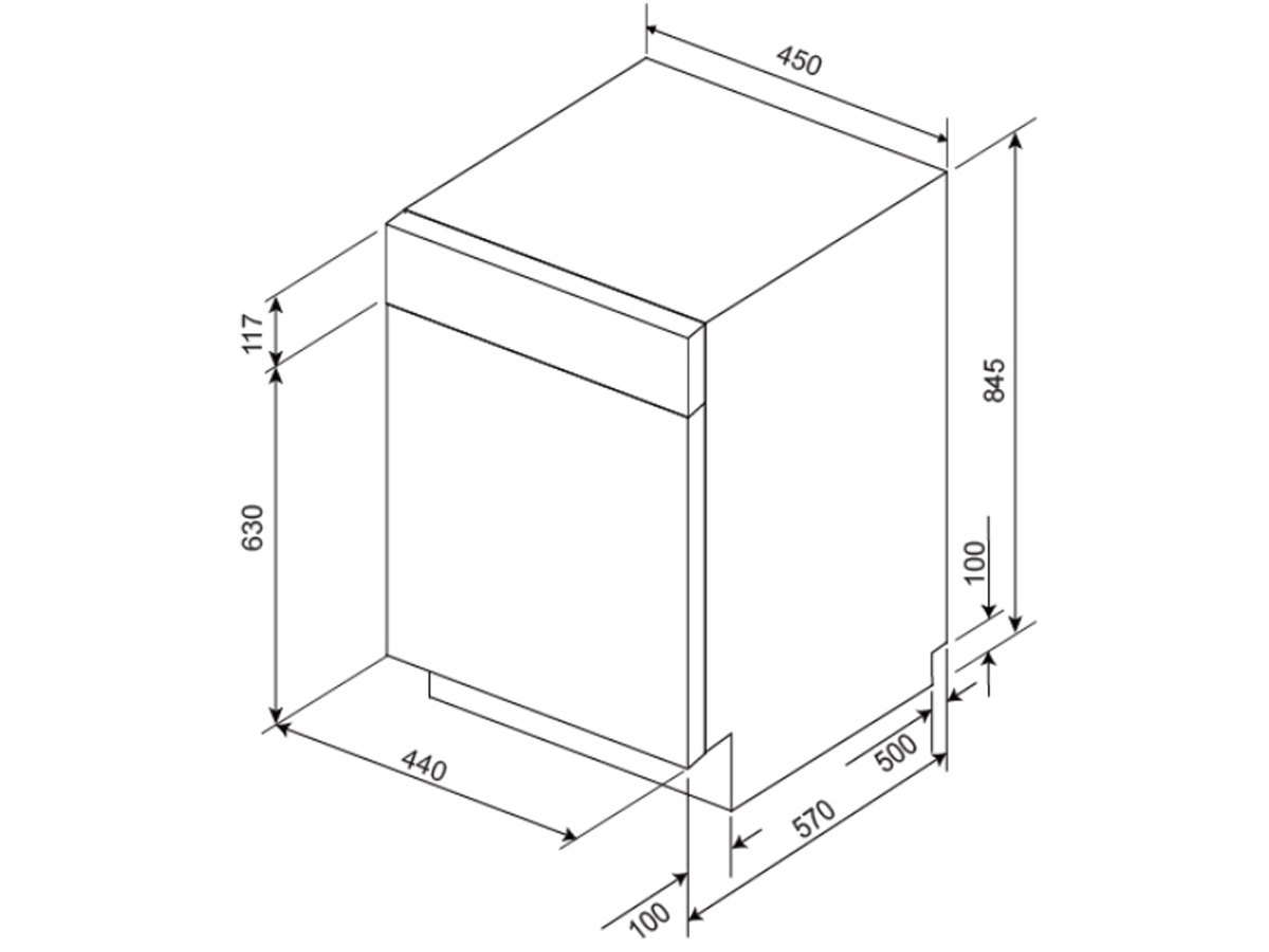 Máy rửa bát Malloca MDW10-BS08FS 10 bộ