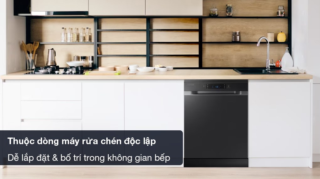 Máy rửa bát Samsung 14 bộ DW60CG550FSG/SV thiết kế tinh tế, âm tường gọn gàng Máy rửa bát Samsung 14 bộ DW60CG550FSG/SV thiết kế tinh tế, âm tường gọn gàng